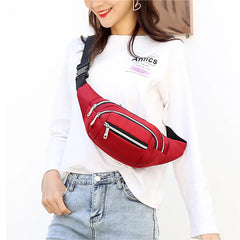 Beach Travel Pouch Women Belt Bag Fanny Pack Money Phone Holder
