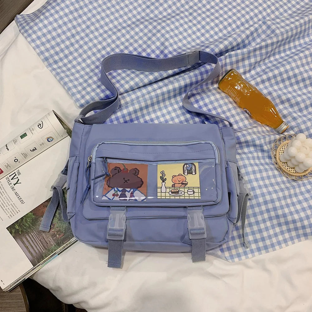 Harajuku Girls Casual Crossbody Bag Nylon Shoulder Bag