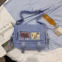 Harajuku Girls Casual Crossbody Bag Nylon Shoulder Bag