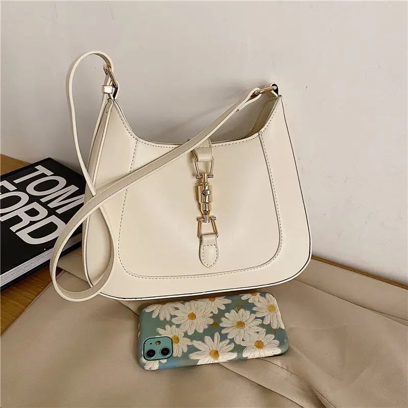 High Purses Handbags PU Leather Shoulder Crossbody Bags for Women Underarm