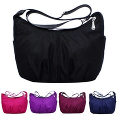 Waterproof Nylon Hobo Messenger Bag Women Crossbody Shoulder Bag