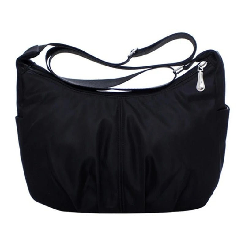 Waterproof Nylon Hobo Messenger Bag Women Crossbody Shoulder Bag
