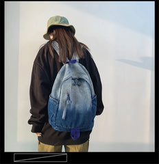 High Women Patchwork Backpack Large Capacity Casual Women Travel Bags