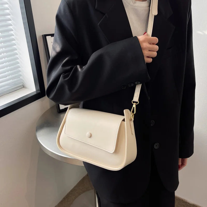 Spring Small PU Leather Crossbody Sling Bag Women's Handbag