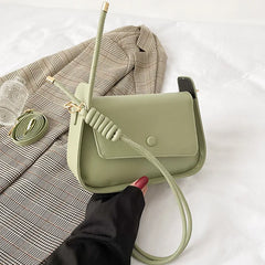 Spring Small PU Leather Crossbody Sling Bag Women's Handbag