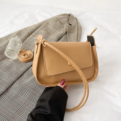 Spring Small PU Leather Crossbody Sling Bag Women's Handbag