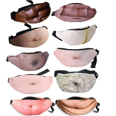 Novelty Dad Bod Waist Bag Beer Belly Fanny Pack