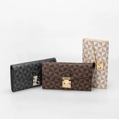 RFID Antimagnetic Zipper Women's Wallet Large Capacity Handbag
