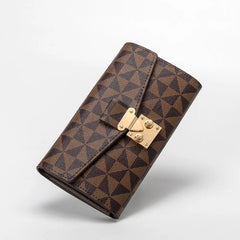 RFID Antimagnetic Zipper Women's Wallet Large Capacity Handbag