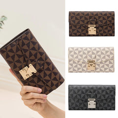 RFID Antimagnetic Zipper Women's Wallet Large Capacity Handbag
