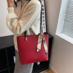 Stylish Women's 2-Piece Shoulder Bags Set - Large Capacity