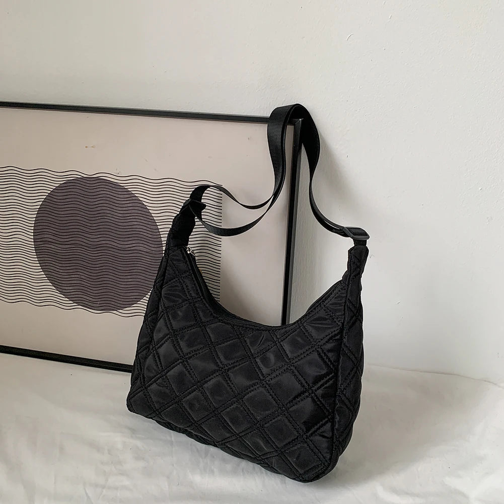 INS Big Shoulder Bag Space Cotton Handbag Female Large Capacity Tote Bag