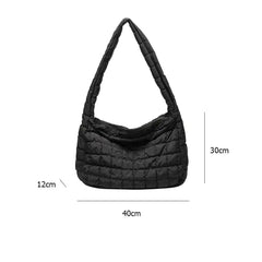 INS Big Shoulder Bag Space Cotton Handbag Female Large Capacity Tote Bag