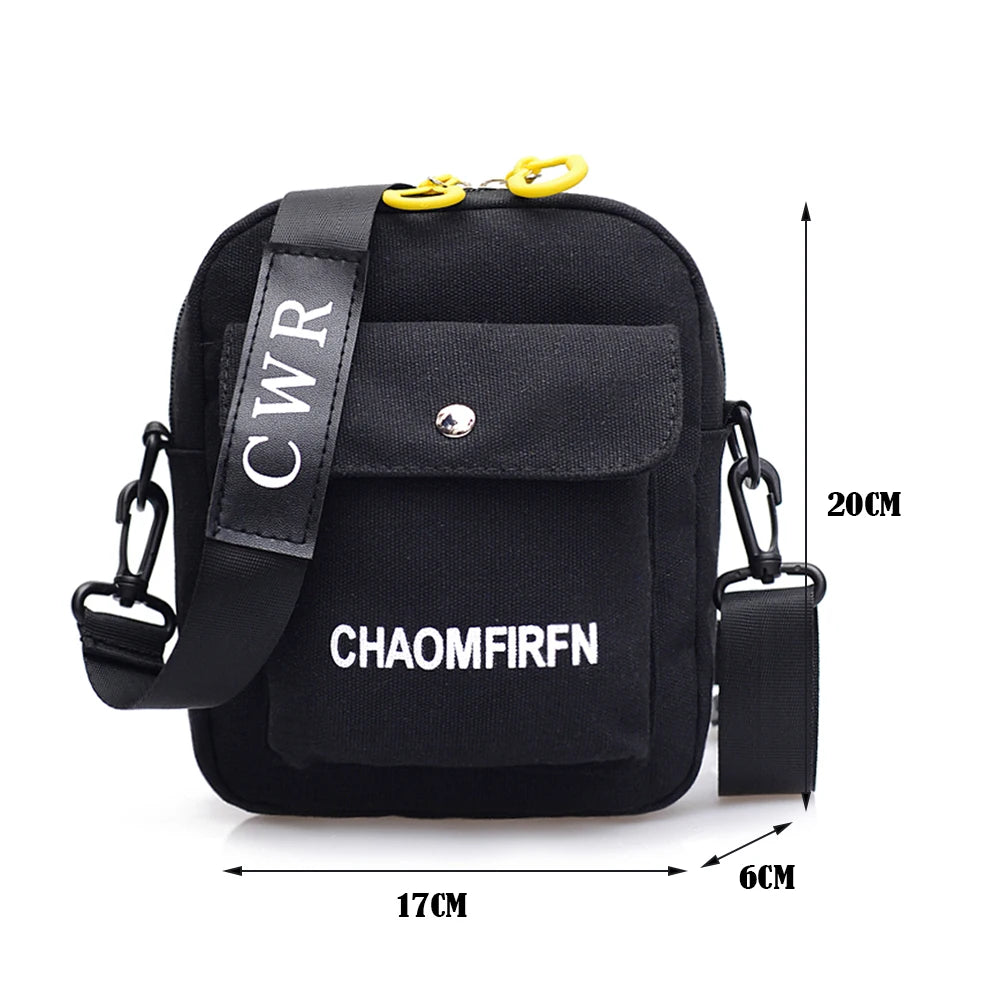 INS Women Canvas Letter Printed Crossbody Bags Purse Tote bolsas