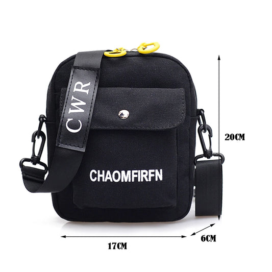 INS Women Canvas Letter Printed Crossbody Bags Purse Tote bolsas