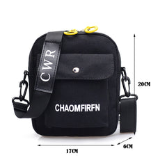 INS Women Canvas Letter Printed Crossbody Bags Purse Tote bolsas