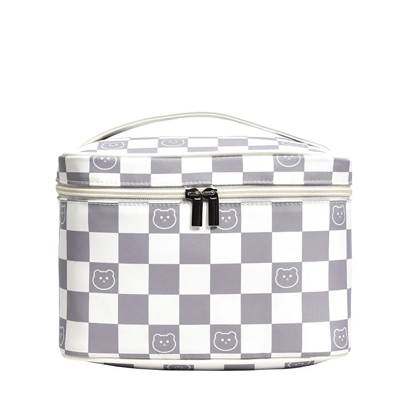Large Capacity Makeup Bag Portable Advanced Sense Cosmetic Box Travel