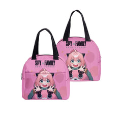 Japan Anime Spy X Family Lunch Bag Boys Girls Cartoon Handle Lunch Box