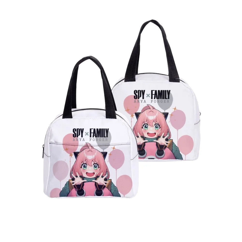 Japan Anime Spy X Family Lunch Bag Boys Girls Cartoon Handle Lunch Box