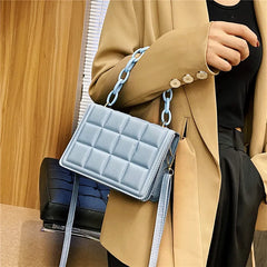 Embossed Square Shoulder Bag Mini Crossbody