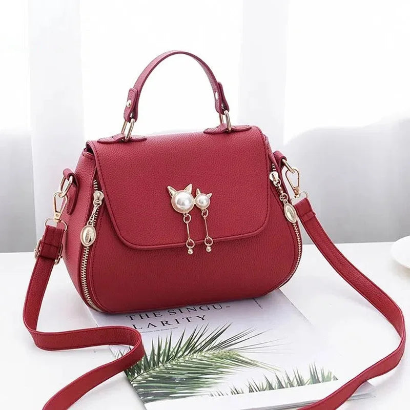 PU Leather Women Messenger Bag Lace Crossbody Bag Clutches Bolsas Femininas