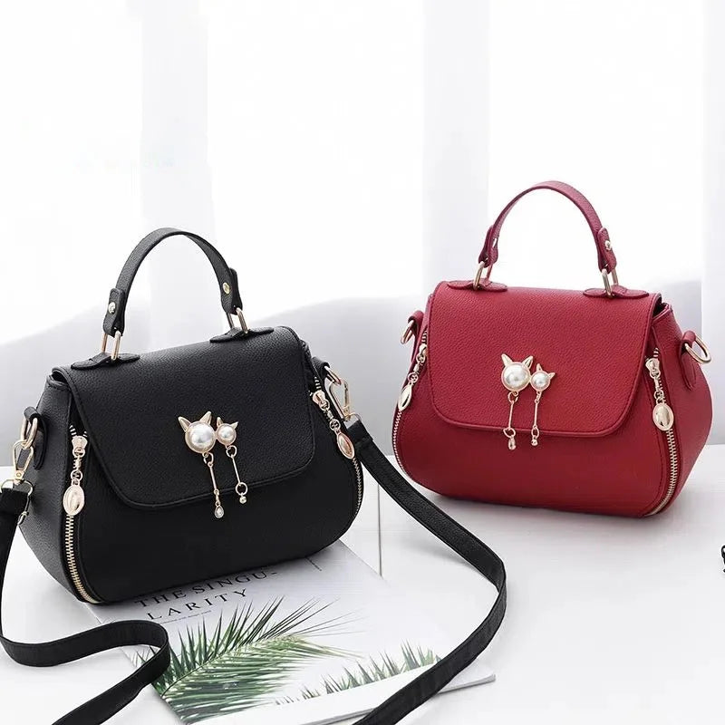 PU Leather Women Messenger Bag Lace Crossbody Bag Clutches Bolsas Femininas