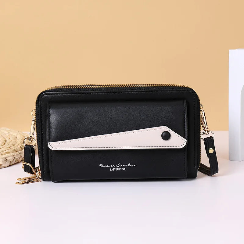 Solid Color Mini Shoulder Bag for Women