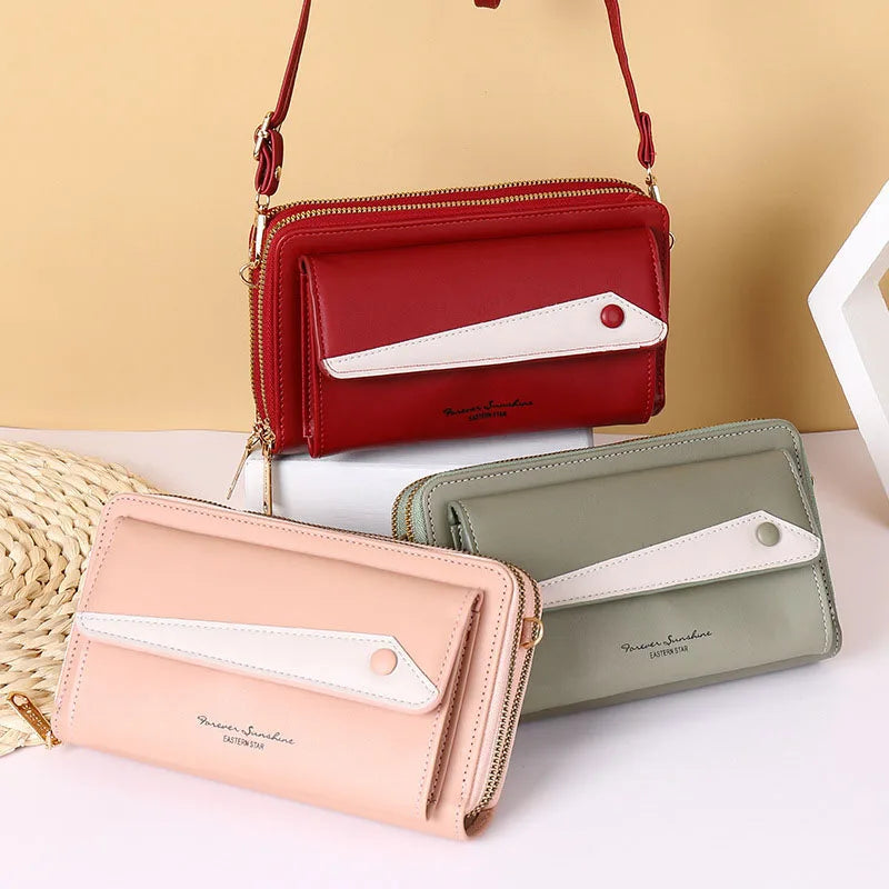 Solid Color Mini Shoulder Bag for Women