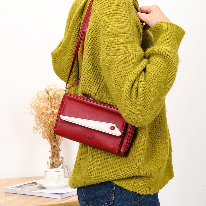 Solid Color Mini Shoulder Bag for Women