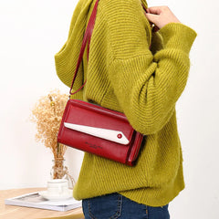 Solid Color Mini Shoulder Bag for Women