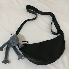 Women's One Shoulder Messenger Bag - Stylish Dumpling Purse