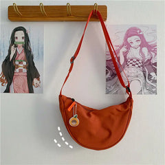 Women's One Shoulder Messenger Bag - Stylish Dumpling Purse