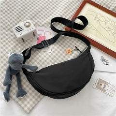 Women's One Shoulder Messenger Bag - Stylish Dumpling Purse