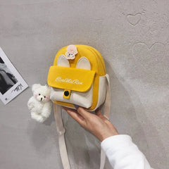 Canvas Small Square Bag Multifunctional Phone Package