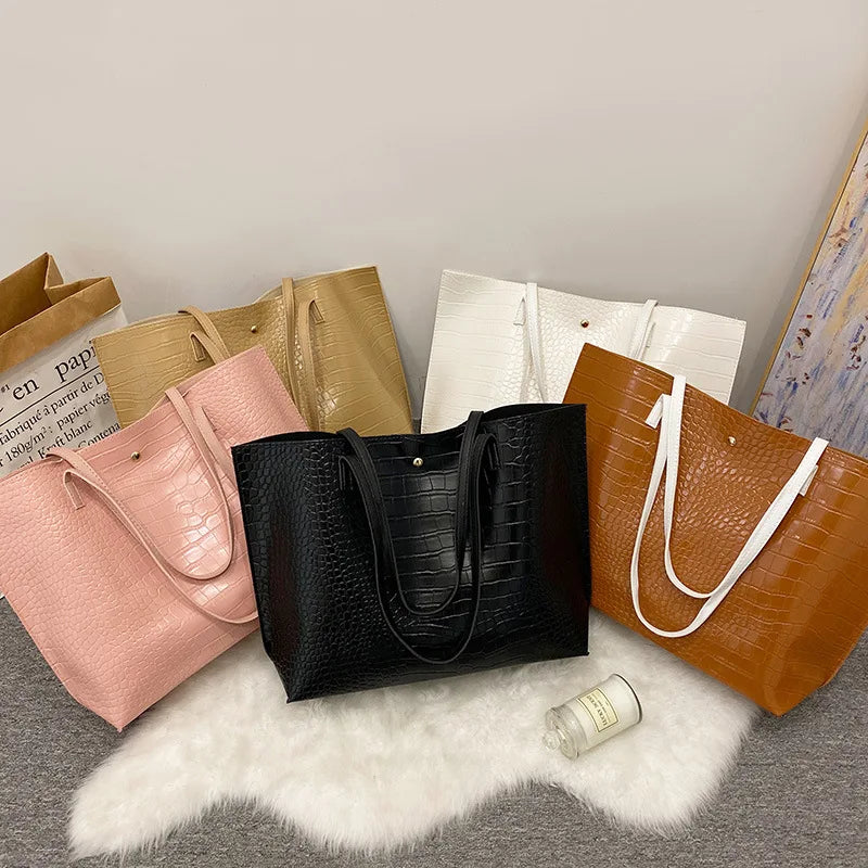 Ladies High Leather Handbag Shoulder Bag Messenger Bag