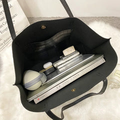 Ladies High Leather Handbag Shoulder Bag Messenger Bag