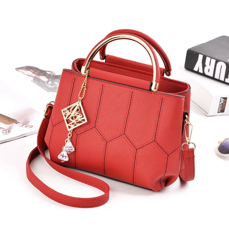 Adjustable PU Leather Shoulder Bag Strap Handbag