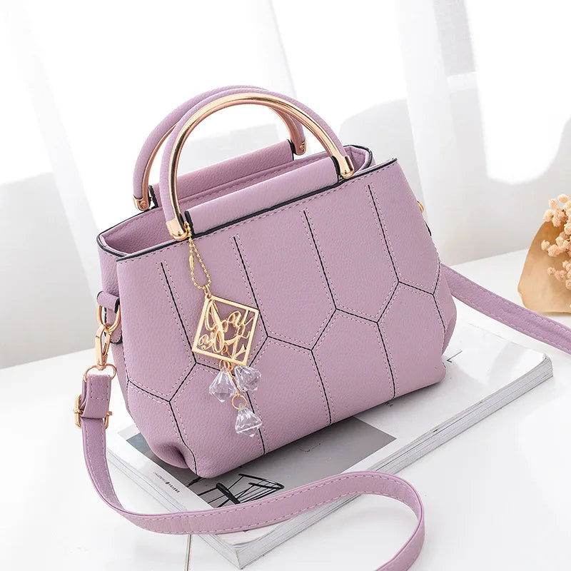 Adjustable PU Leather Shoulder Bag Strap Handbag