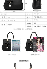 Ladies PU Leather Shoulder Bag Women Handbag Lady Messenger Bag