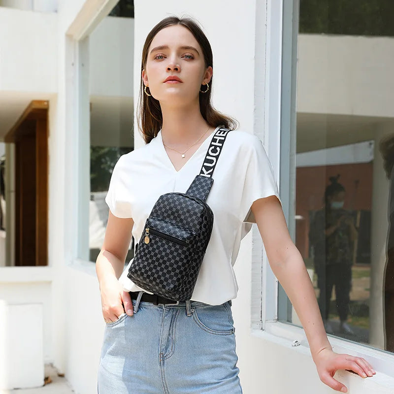 Women's Shoulder Bag Messenger Chest Bag Foreign Trade Print