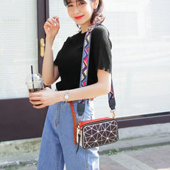 Geometric Small Shoulder Bag Crossbody Bags for Women Laser Messenger Bag