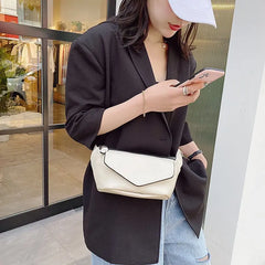 Women's Leather Waist Bag Chest Bag for Leisure Shopping