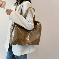 Lady Canvas Tote Letters Shoulder Crossbody Big Bag Purse