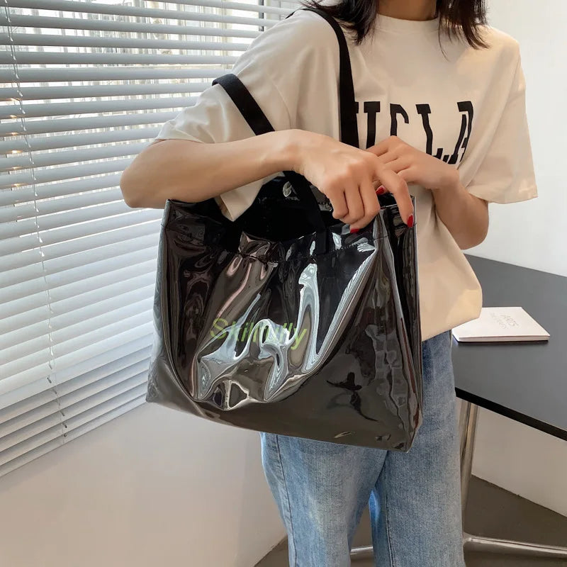Lady Canvas Tote Letters Shoulder Crossbody Big Bag Purse