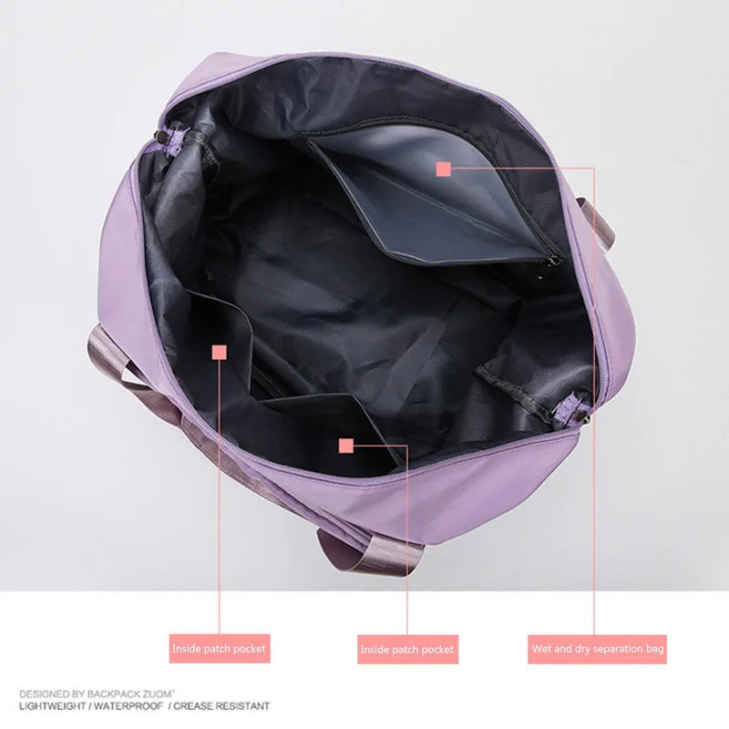 Large Capacity Folding Travel Bags Waterproof Tote Handbag Travel Duffle Bags