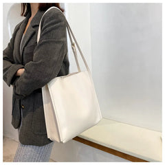 Large Capacity PU Leather Shoulder Bag Women Messenger Crossbody Bag