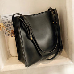 Large Capacity PU Leather Shoulder Bag Women Messenger Crossbody Bag