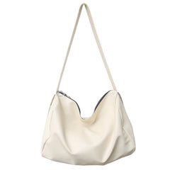 Large Capacity PU Leather Shoulder Bags Soft Casual Travel Bag Women