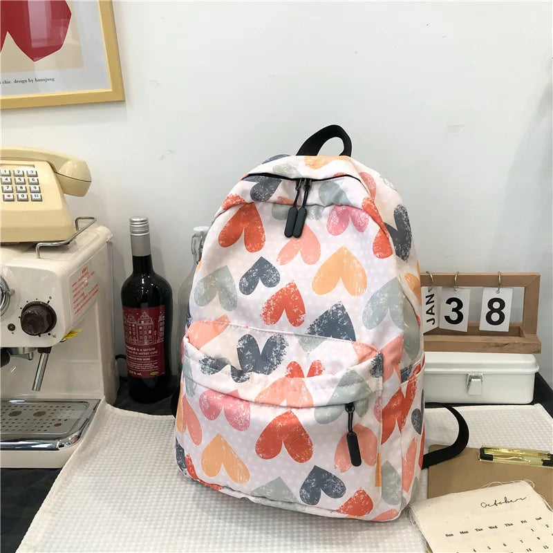 Waterproof School Bags For Teenager Girls Large-capacity Travel Backpack