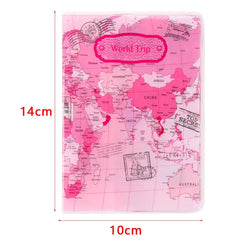 Lover Couple Passport Cover Hot Stamping Wedding Travel Holder